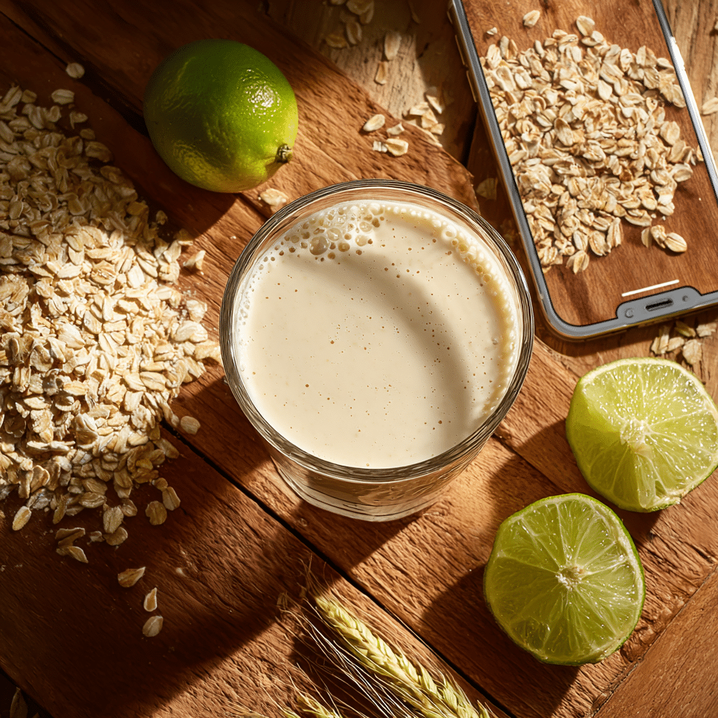 Oatzempic craze oat and lime weight-loss drink