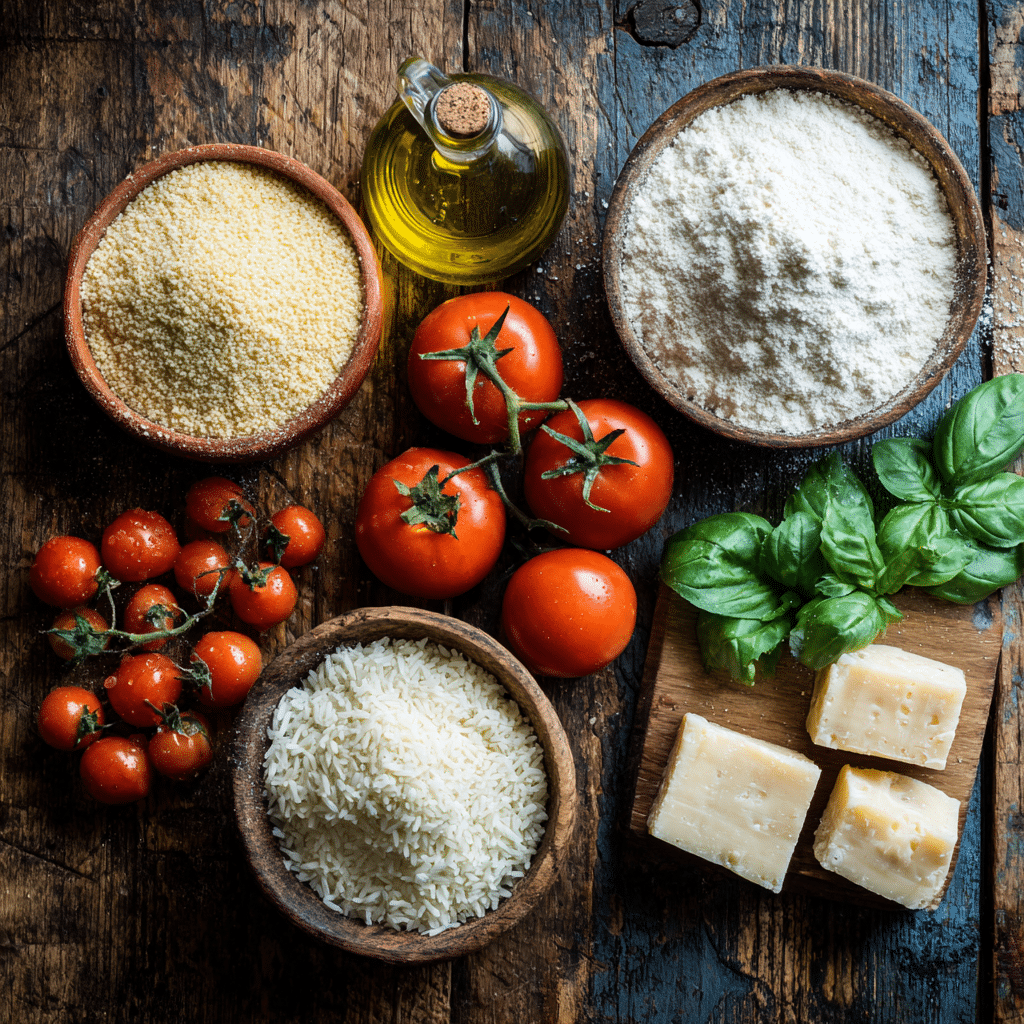Gluten free pizza ingredients California style