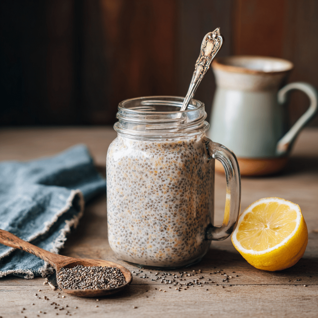 Resting Oatzempic recipe in jar