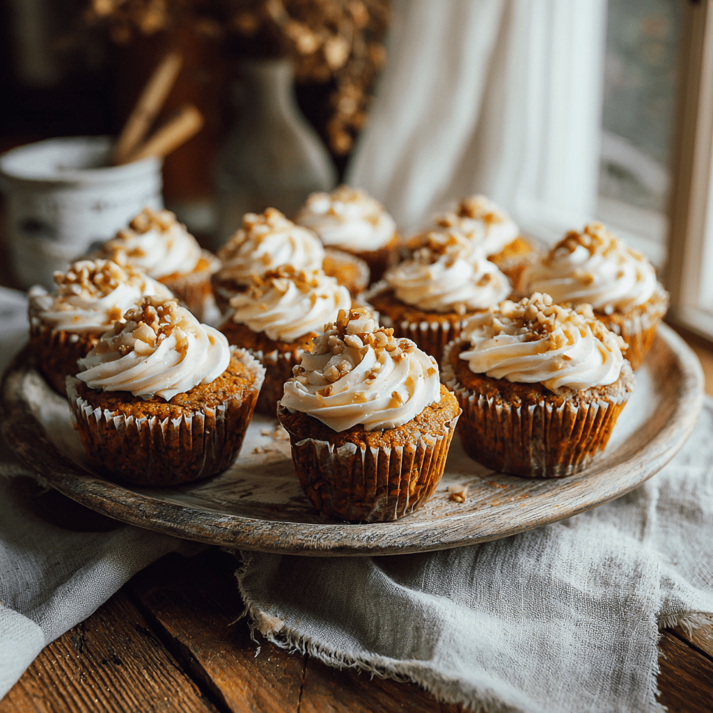 gluten free carrot cake cupcakes fresh batch