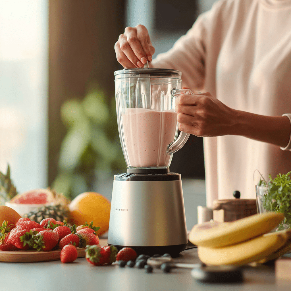 Blending Meal Replacement Shake