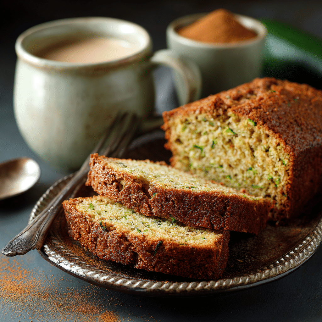 serving gluten free zucchini bread