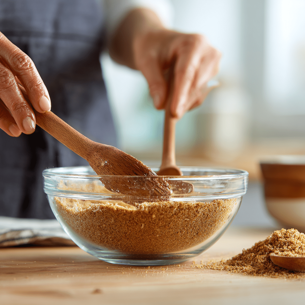 Mixing french onion soup mix gluten free