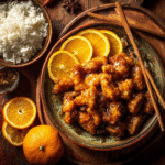 Gluten-Free Orange Chicken Plated