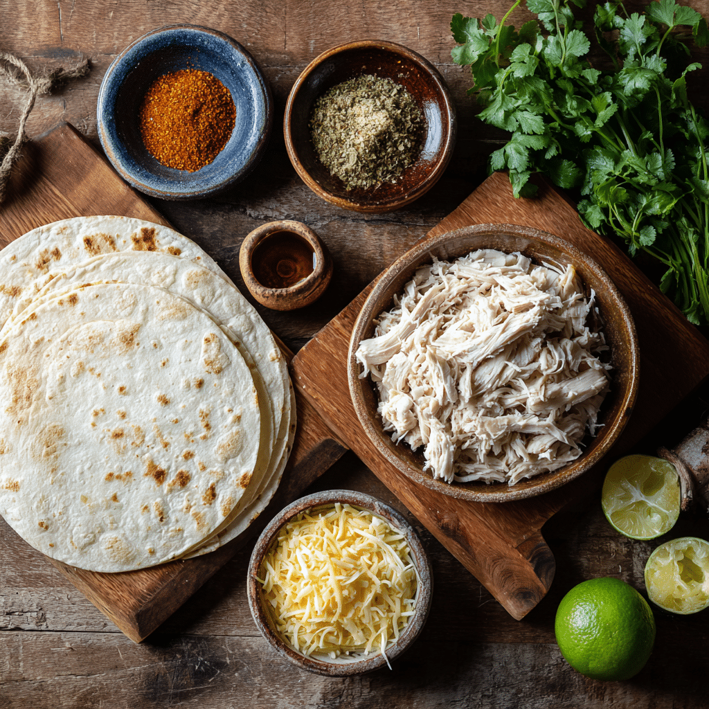 Gluten Free Chicken Taquitos Ingredients