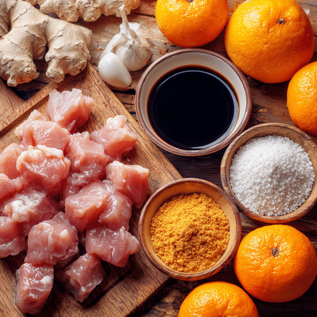 Gluten-Free Orange Chicken Ingredients
