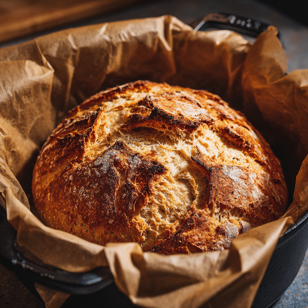 no-knead-gluten-free-bread-serving
