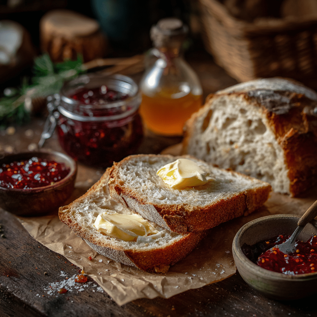 Serving Soft Homemade Gluten-Free Bread