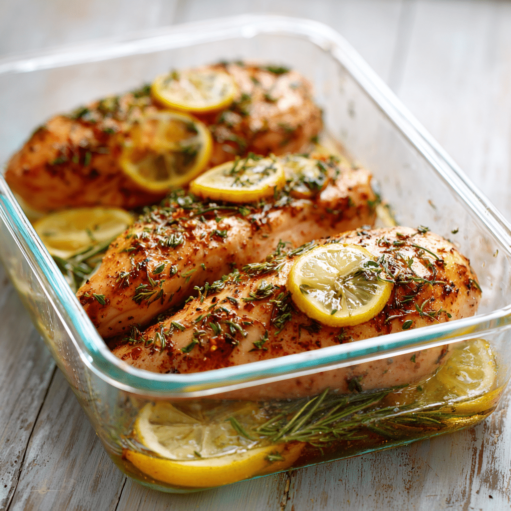 Marinated chicken meal prep recipes for weight loss