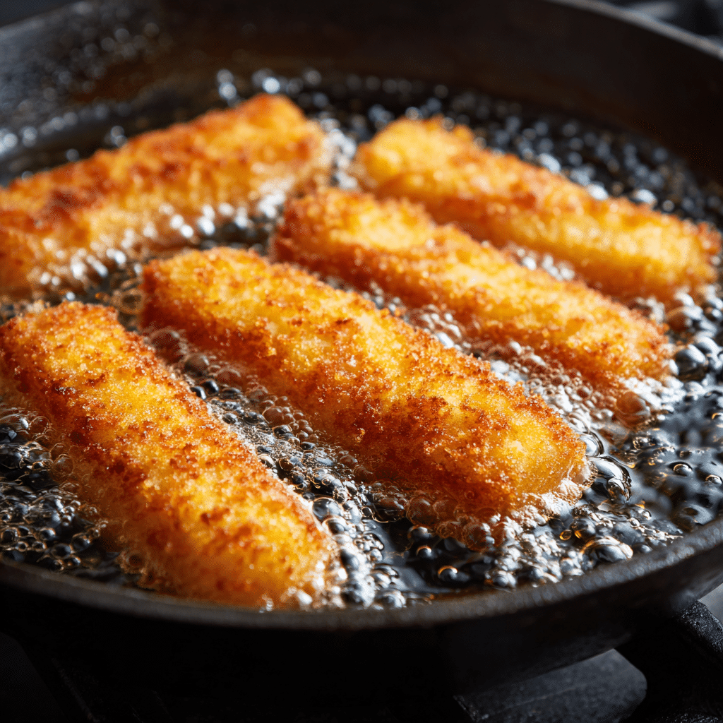 frying gluten free mozzarella sticks