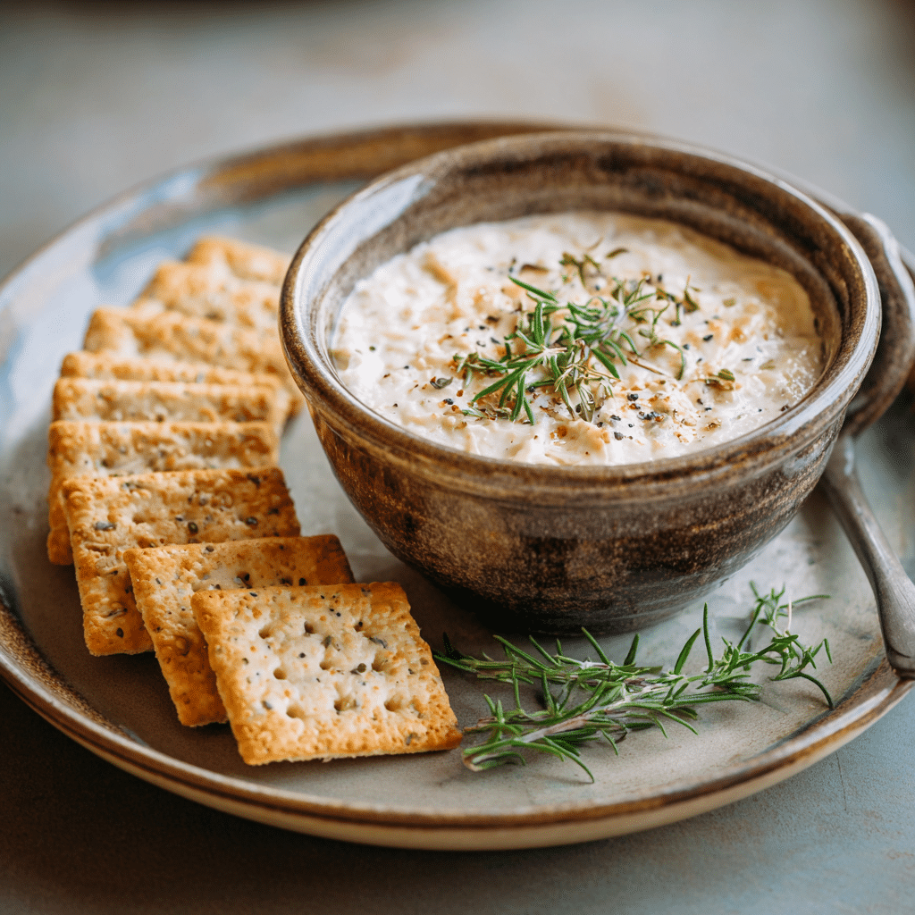 Onion dip made with gluten free soup mix