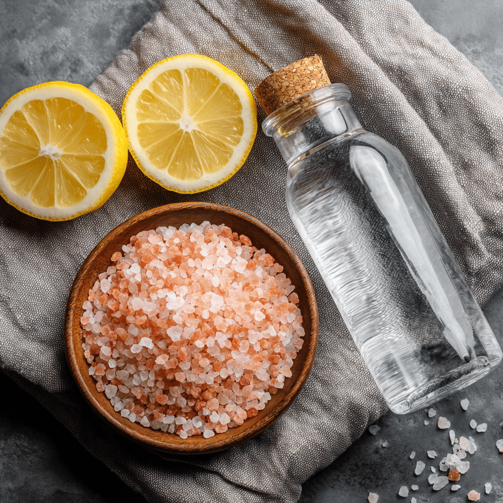 pink salt diet drink recipe ingredients setup