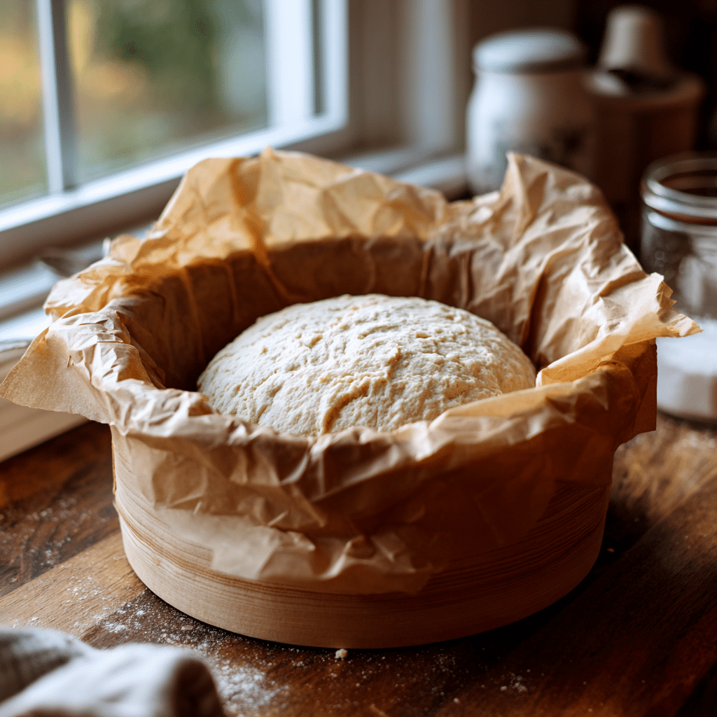 Gluten-free levain dough proofing