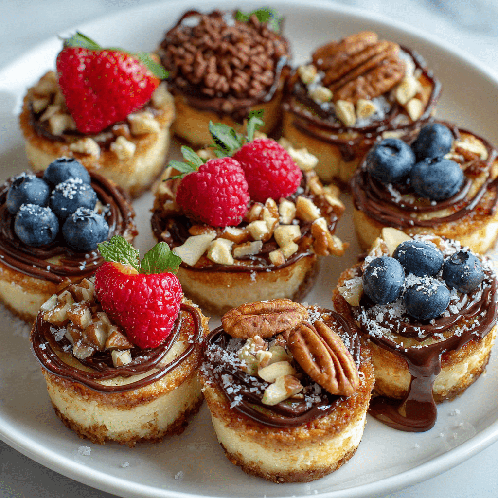 Finished Gluten Free Cheesecake Bites served