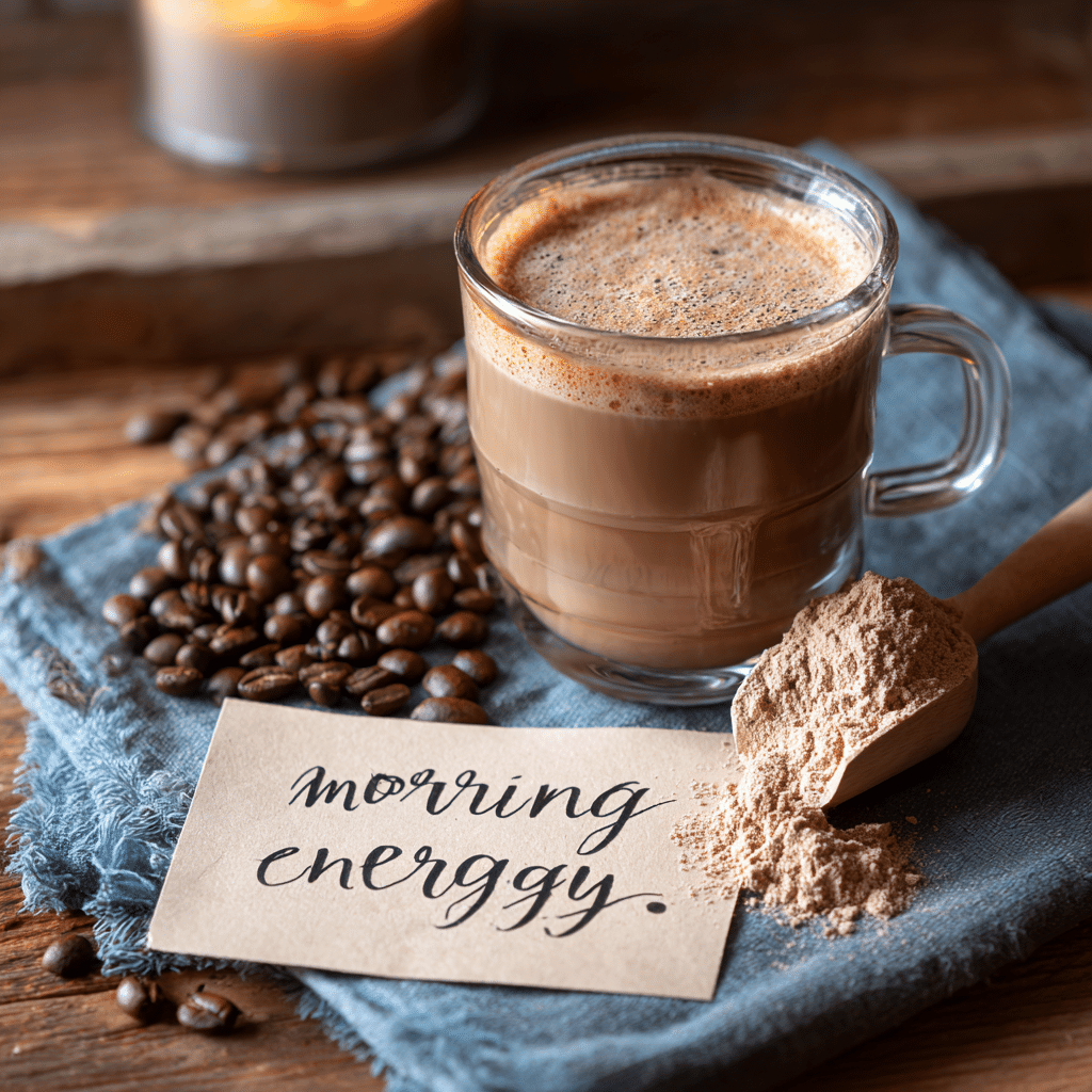 Protein coffee recipe for weight loss with whey and coffee beans