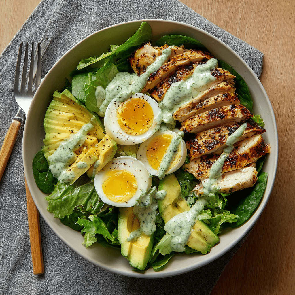 calories Panera Green Goddess salad with toppings