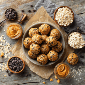 No Bake Peanut Butter Energy Balls Gluten Free Snack