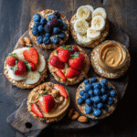 Rice Cake Breakfast Ideas with Nut Butter and Fruit