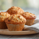 Close-up of 100-Calorie Gluten Free Breakfast Muffins