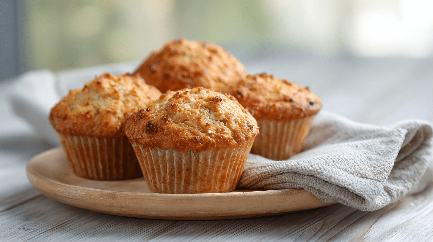 Close-up of 100-Calorie Gluten Free Breakfast Muffins