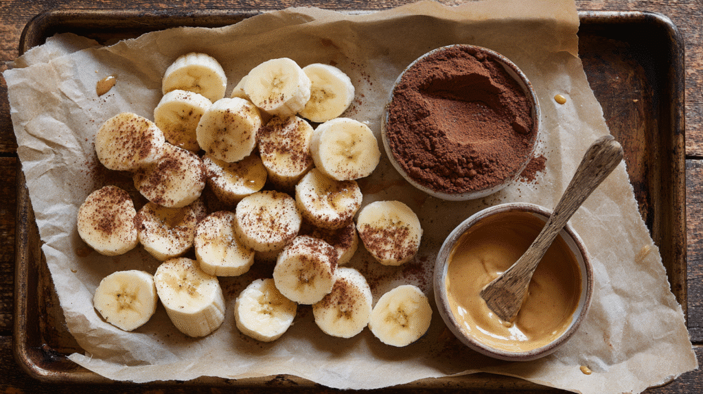 Ingredients for Banana Nice Cream Gluten Free Dairy Free