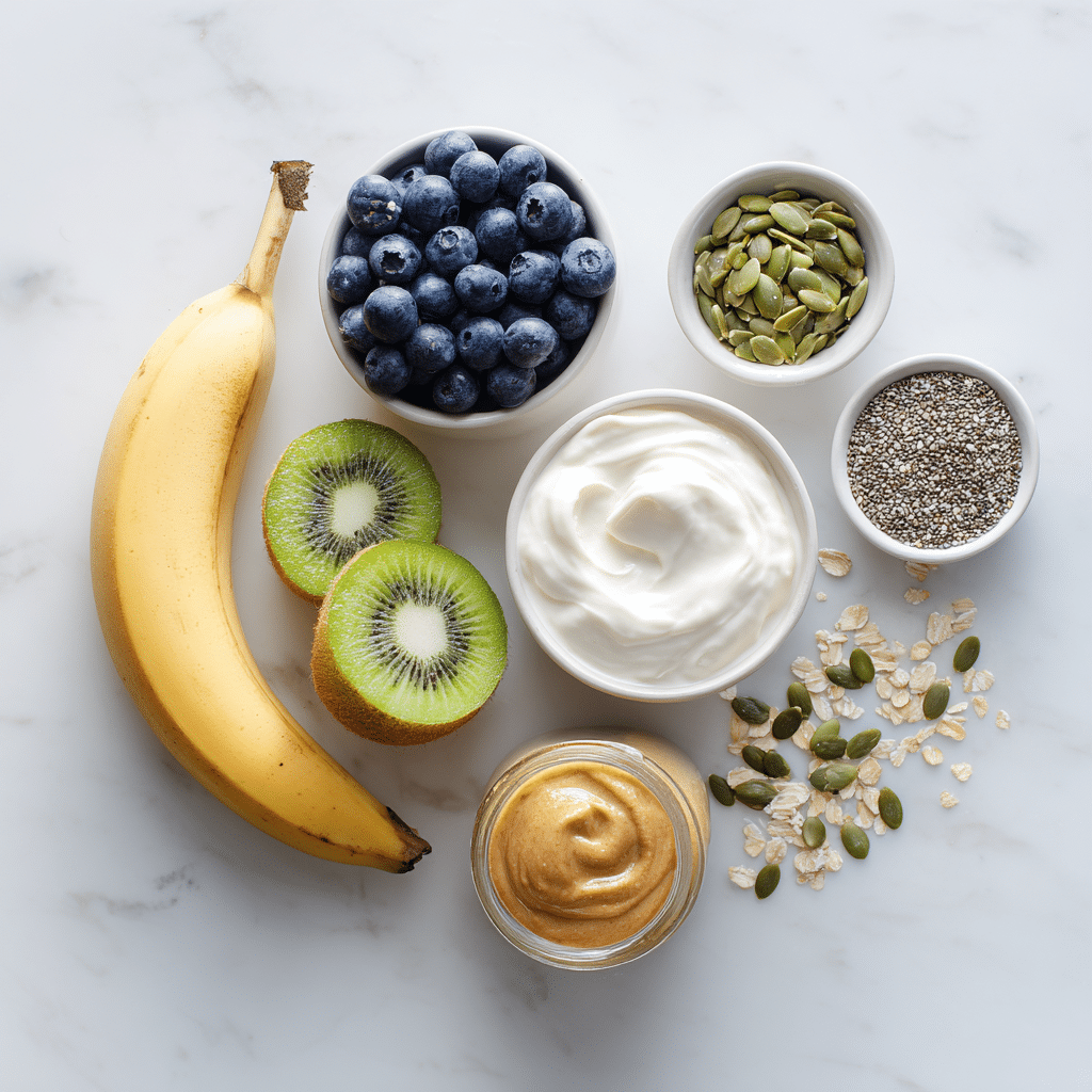 Ingredients for Monster Smoothie Bowls