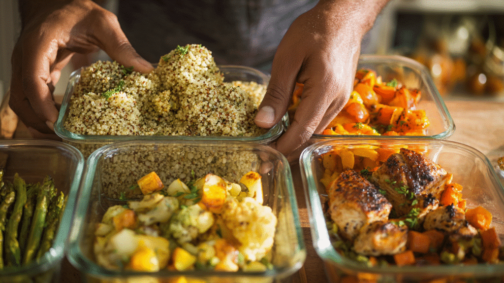 Meal prep for gluten free bulk cooking
