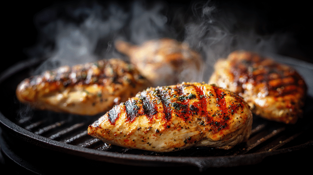 gluten free protein cooking step