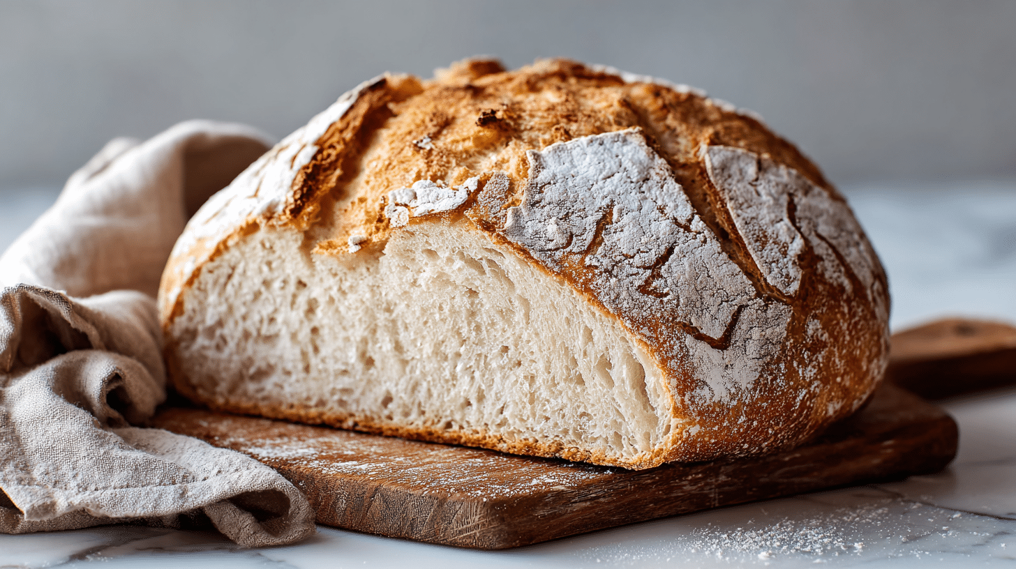 No Knead Gluten Free Artisan Bread