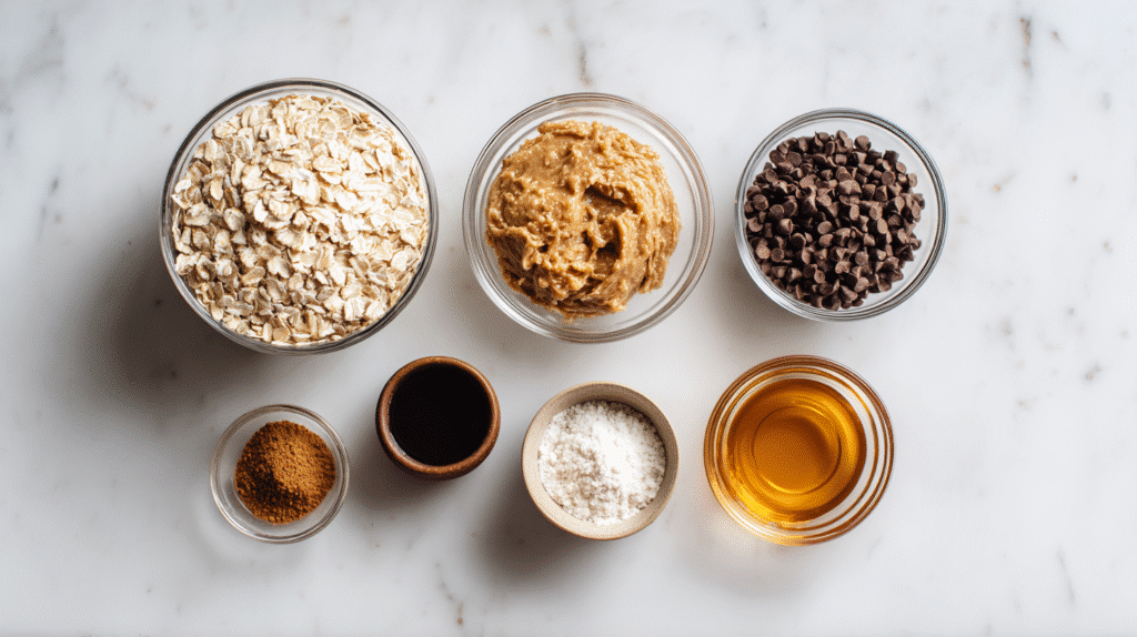 Ingredients for Kid Friendly Gluten Free Snack Bars