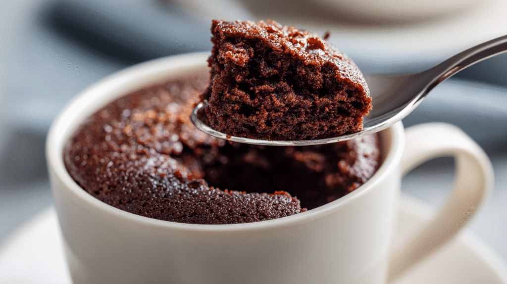 Spoonful of Gluten Free Chocolate Mug Cake