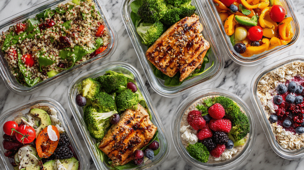 One Week Gluten Free Fat Loss Meal Prep Containers