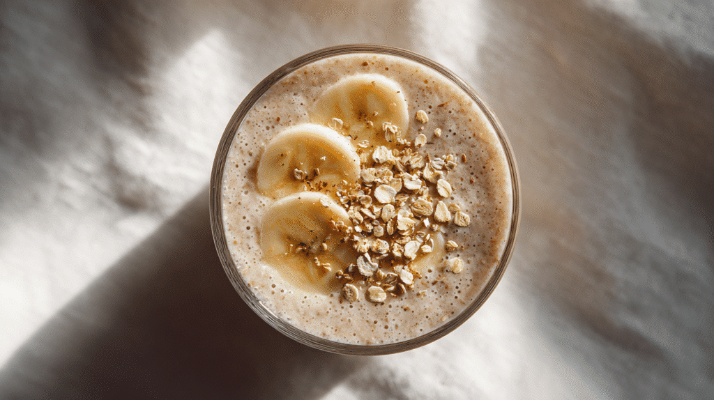 U3823717446 Bright Close Up Of A Thick Banana Oat Breakfast S F16c77f3 Bc7f 4856 825c 178c8650f129 0