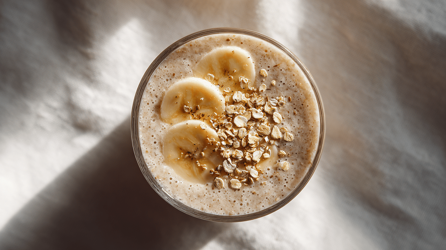 U3823717446 Bright Close Up Of A Thick Banana Oat Breakfast S F16c77f3 Bc7f 4856 825c 178c8650f129 0