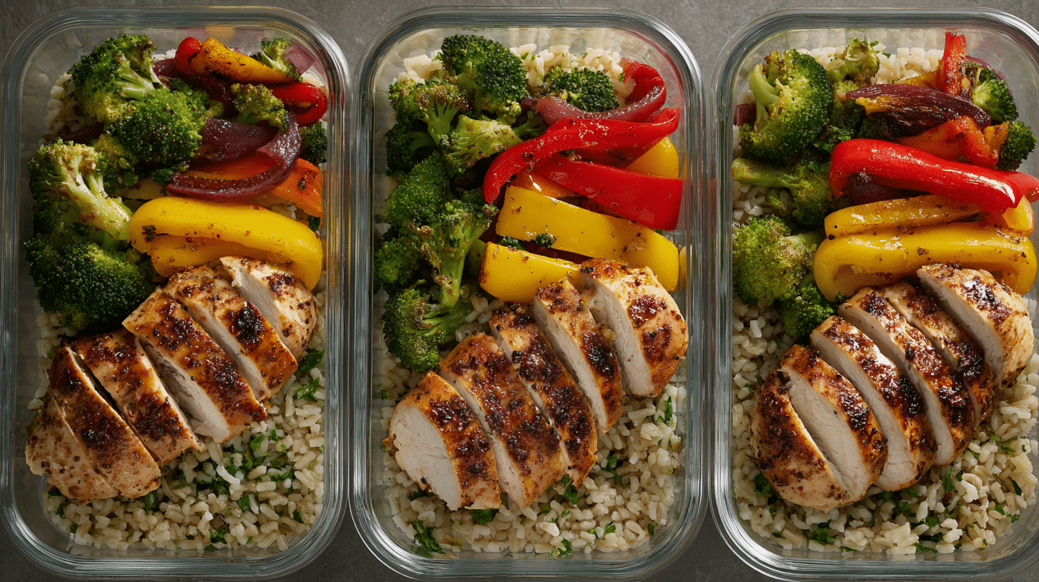 U3823717446 Bright Overhead Shot Of Lean Chicken And Veggie M 1394c528 Cfca 4f32 9048 Beb7517b2146 2