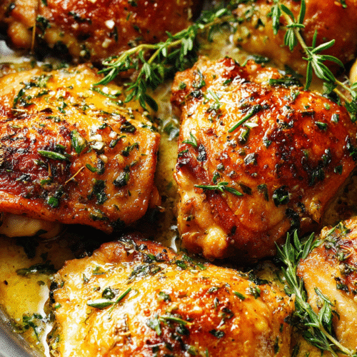 20-Minute Garlic Butter Chicken Gluten Free in skillet