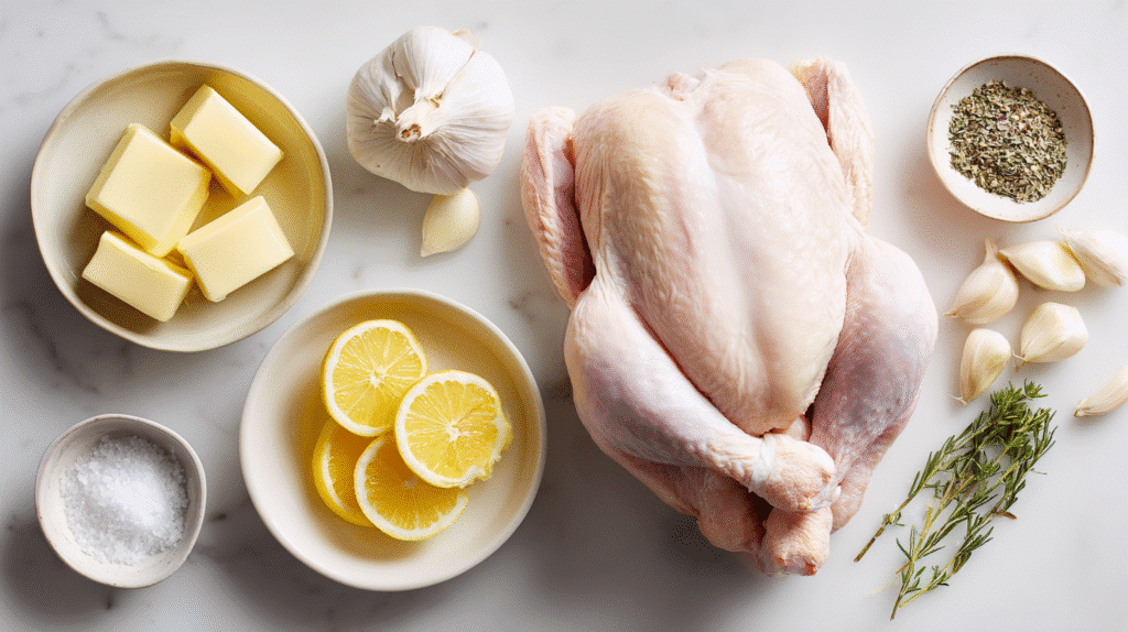Ingredients for 20-Minute Garlic Butter Chicken Gluten Free