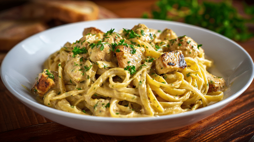 U3823717446 Plated Gluten Free Cajun Chicken Pasta In A Shall 7e2f8506 Add5 45c2 9703 451fa2e439ae 0