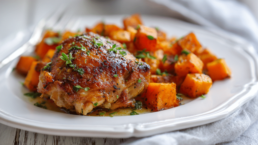 U3823717446 Plated Serving Of Gf Df Chicken Sweet Potato Ski 53ffe218 D1ae 4c86 9284 890b8313c112 0