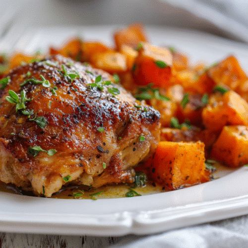 U3823717446 Plated Serving Of Gf Df Chicken Sweet Potato Ski 53ffe218 D1ae 4c86 9284 890b8313c112 0