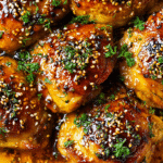 U3823717446 Bright Overhead Photo Of Honey Garlic Chicken Thi 490bf5d7 414d 49ea Bb4c D5486834bd80 0