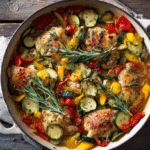 Simple low carb dinner for weight loss chicken skillet