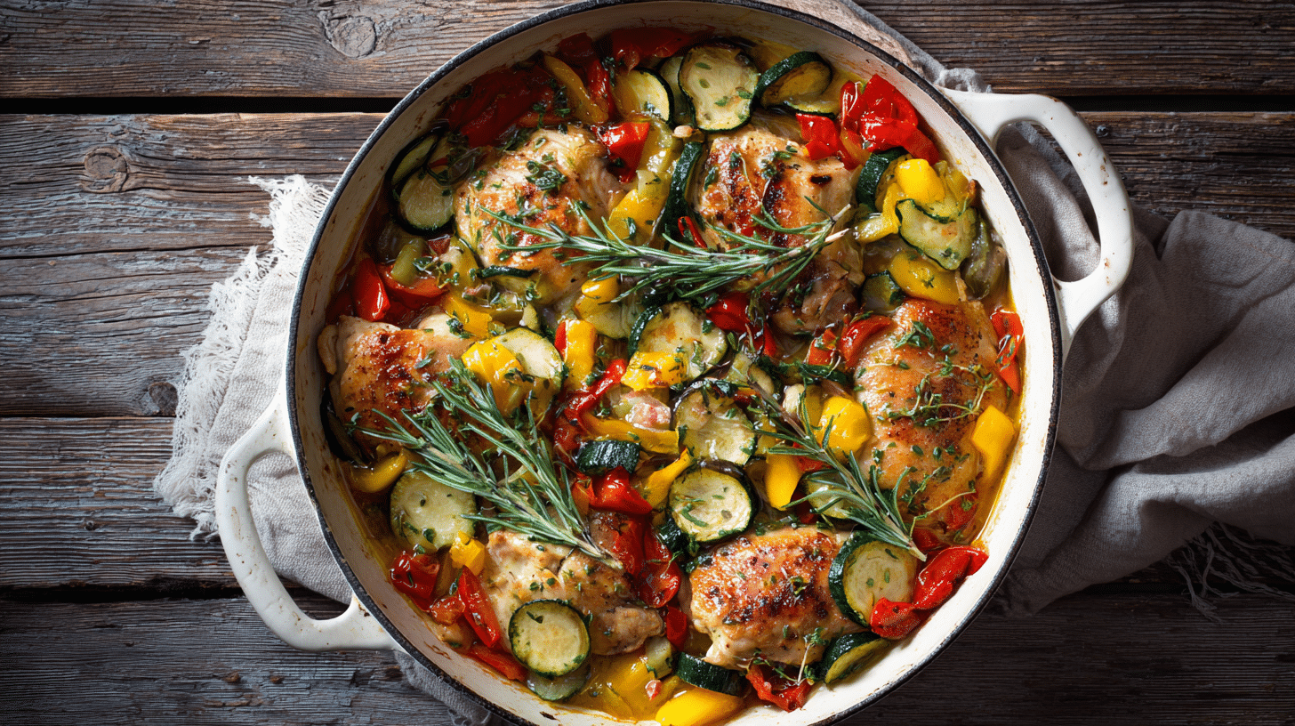 Simple low carb dinner for weight loss chicken skillet