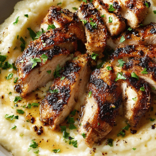 U3823717446 Bright And Close Up Plated Grilled Chicken Slices E7718c85 4243 4e24 B8e7 6b597ff75024 1