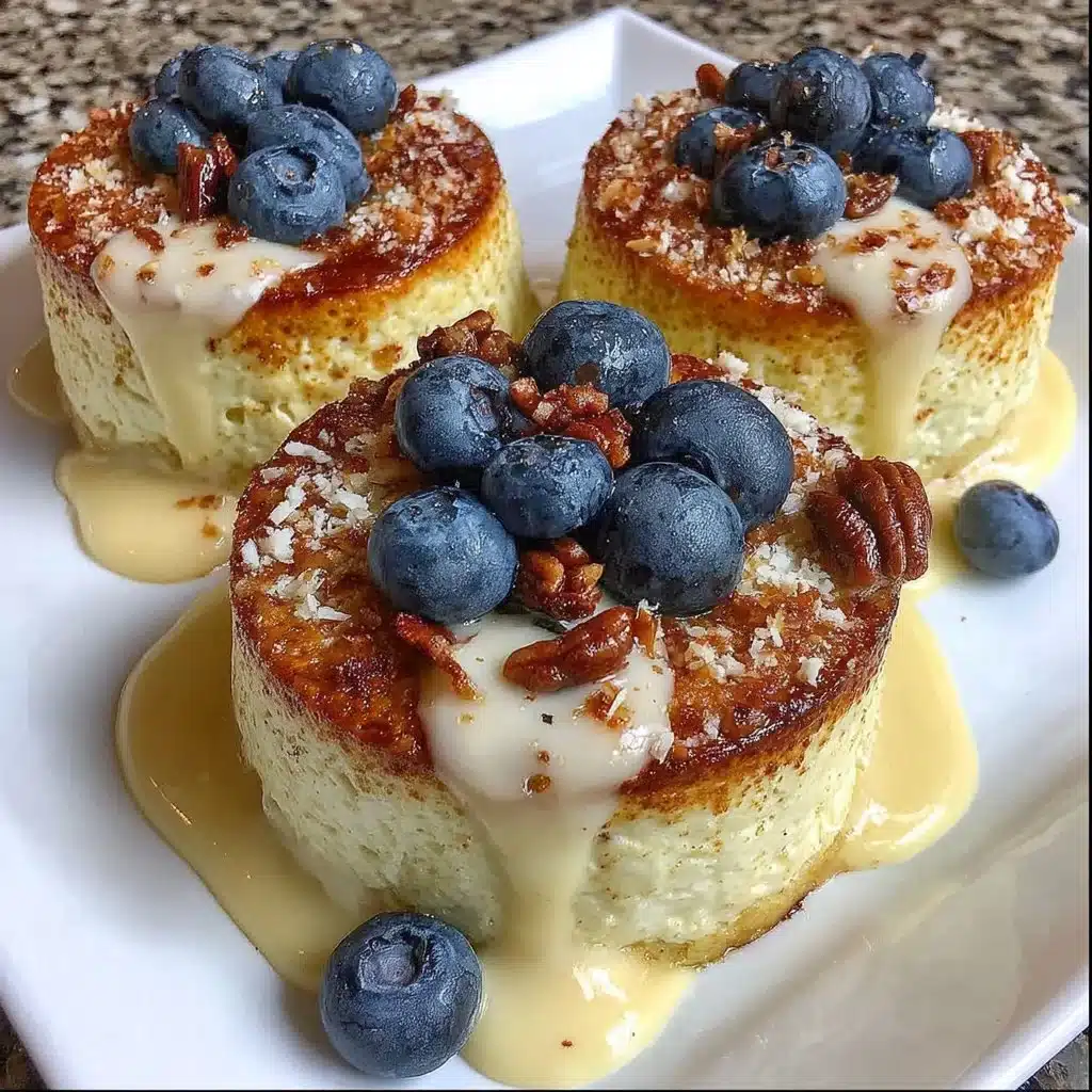 Healthy baked blueberry bowls with cottage cheese for a nutritious meal
