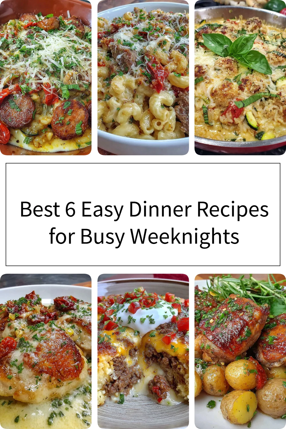 Delicious easy dinner recipes perfect for busy weeknights.