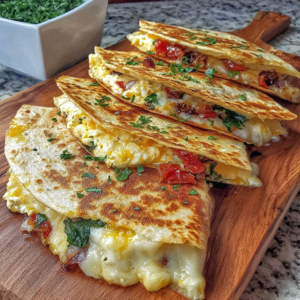 Mediterranean Quesadillas