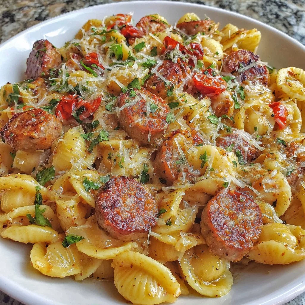 Chicken Sausage Pasta Meal Prep Bowl