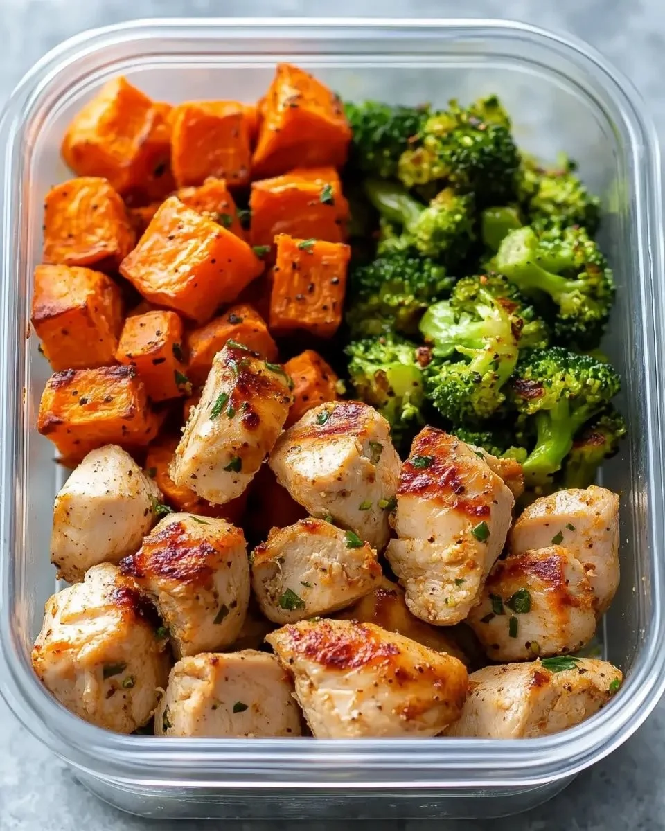 Chicken and Sweet Potato Meal Prep