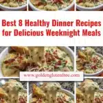 Colorful healthy dinner recipes for quick weeknight meals with fresh ingredients